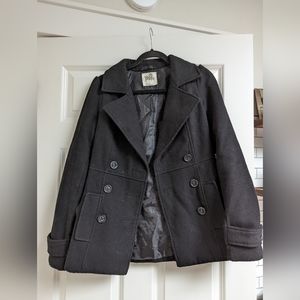 Black Nordstrom pea coat